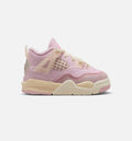 Air Jordan 4 Retro Pink Pearl & Iced Carmine Infant & Toddler Lifestyle Shoe