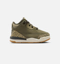 Air Jordan 3 Retro Medium Olive Infant & Toddler Sneakers - Medium Olive / Sequoia / Neutral Olive / Sail