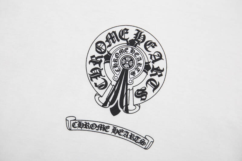 Chrome Hearts Double Exposure Horse Hoof Cross T-Shirt 6006