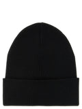 Moncler Grenoble Black Virgin Wool Beanie