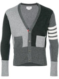 Thom Browne fitted waist v-neck cardigan