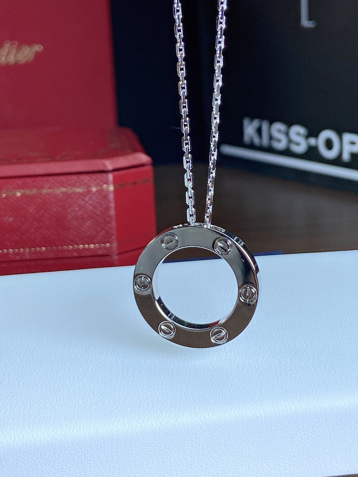 CARTIER LOVE NECKLACE 16MM