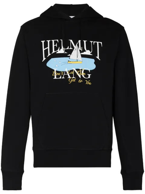 Helmut Lang x Saintwoods sea-print hoodie