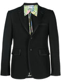 Thom Browne satin-trim wool blazer