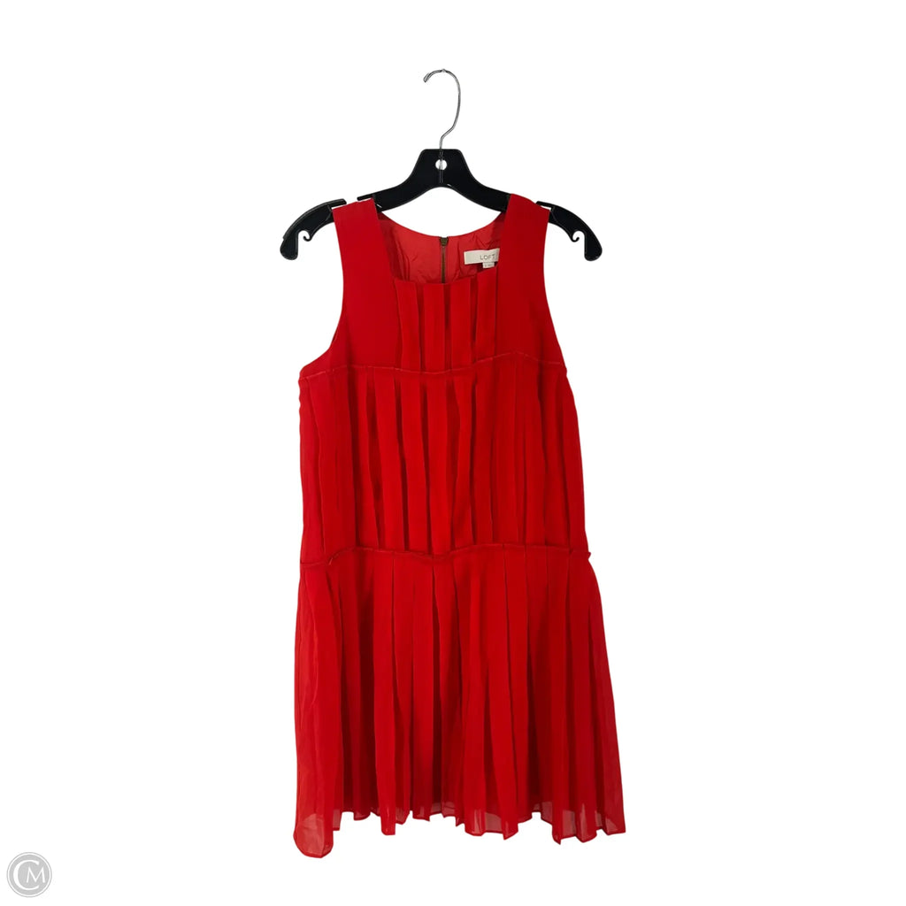 Dress Party Short By Loft In Red, Size: 2
