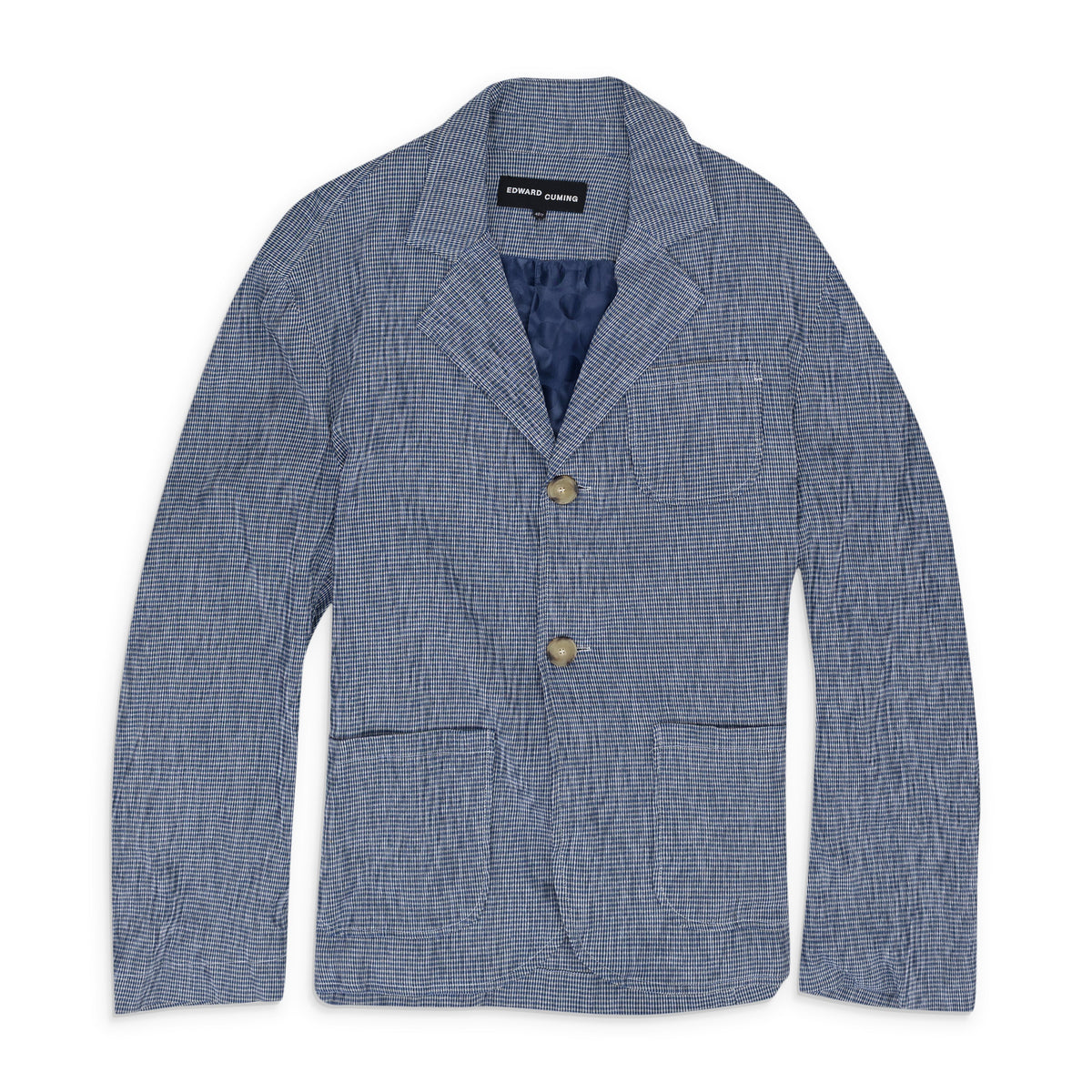 Blue Hunched Tailored Yoryu Blazer