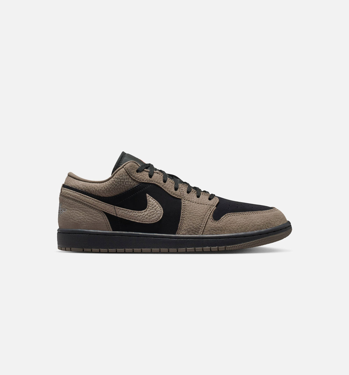 Air Jordan 1 Low SE Men's Lifestyle Sneakers - Black/Olive Grey/Light Wild Mango