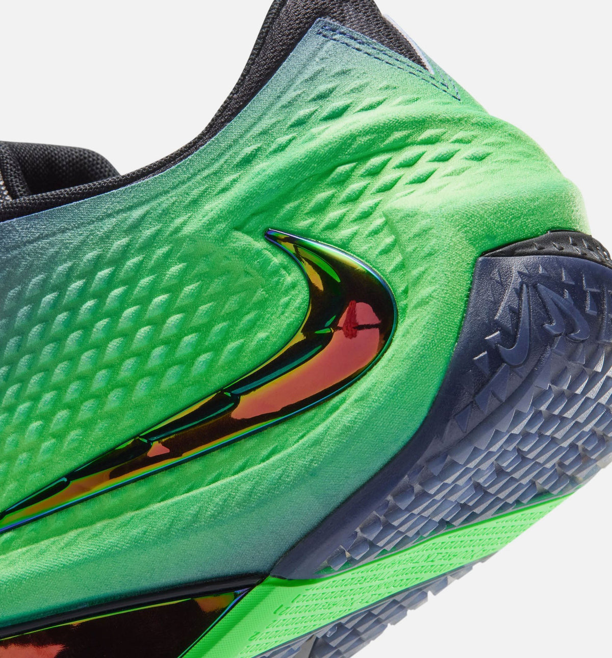 Ja 4 Nightmare Men's Sneakers - Obsidian / Black / Voltage Green
