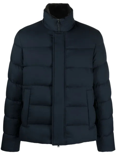 Herno quilted high-neck coat