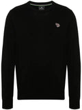 PS Paul Smith Zebra-motif organic cotton jumper