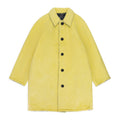 HOUNDSTOOTH TEXTURED REVERSIBLE MAC YELLOW COAT