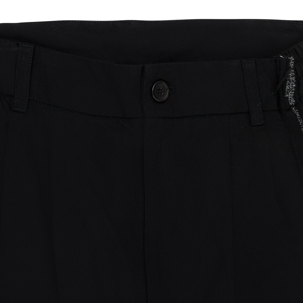 SLICED TAILORED BLACK TROUSER