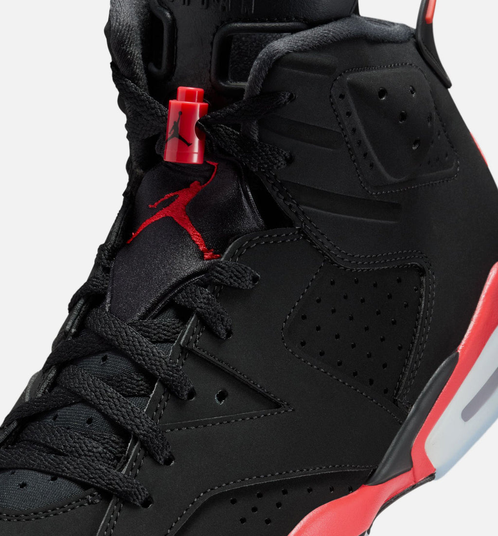 Air Jordan 6 Retro Infrared Salesman – Men's Lifestyle Shoe | Black/Light Crimson