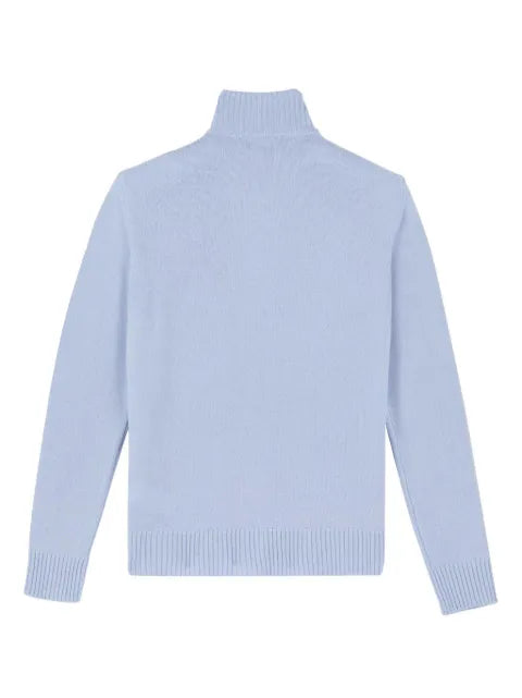 Vilebrequin Wool Cashmere Full Zip Sweater Turtle