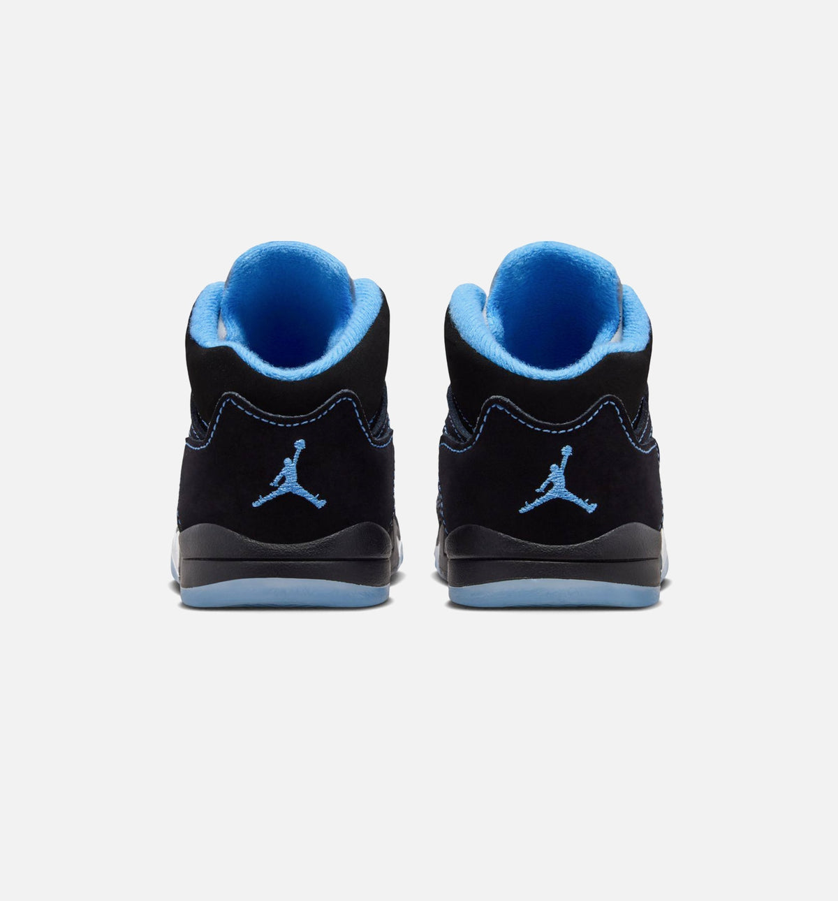 Air Jordan 5 Retro Black Carolina – Infant & Toddler Lifestyle Shoe | Black/University Blue/White
