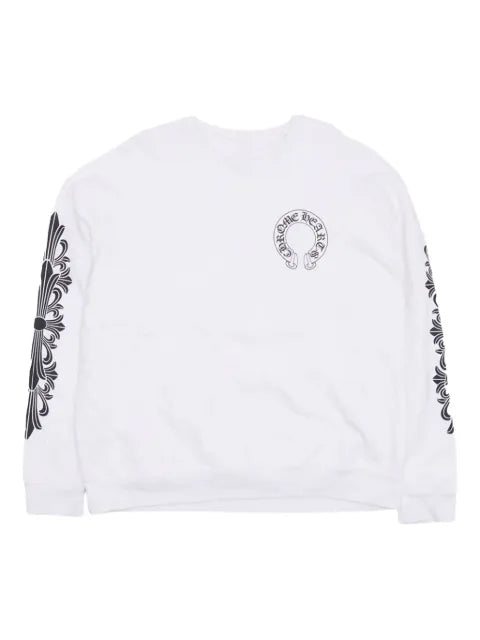 Chrome Hearts horseshoe-logo crew-neck sweatshirt