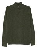 Barbour half-zip wool sweater