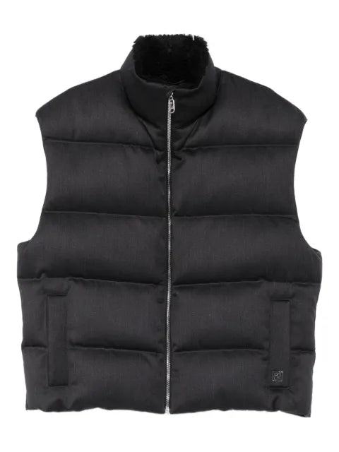 FENDI zip-fastening padded waistcoat