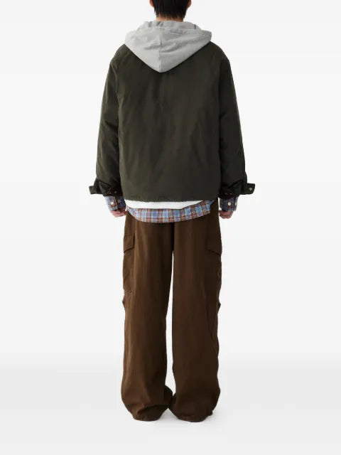 TOMBOY corduroy-collar bomber jacket
