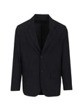 Emporio Armani travel essential light wool single-breasted blazer