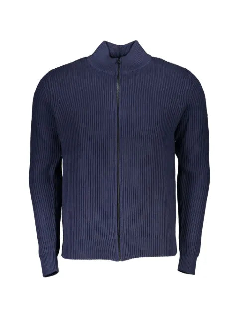 North Sails ribbed-knit zip-up cardigan