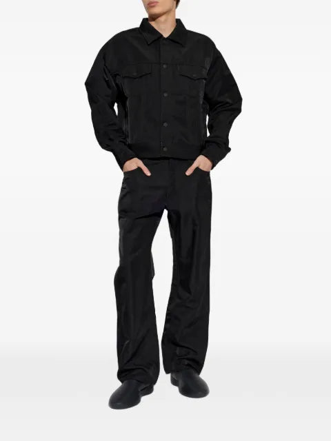 FEAR OF GOD ESSENTIALS logo-patch shirt jacket