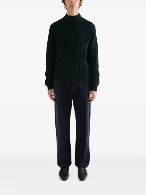 Jil Sander wool mock-neck sweater