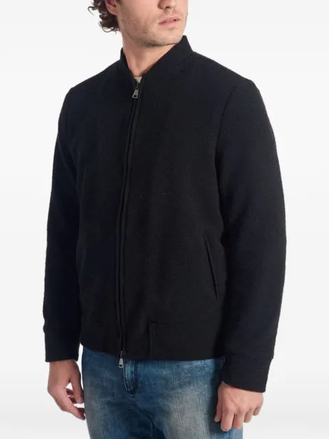 Roberto Pepe Luxury zip-up bomber jacket
