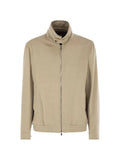 Brunello Cucinelli virgin wool beaver cloth Chevron bomber jacket