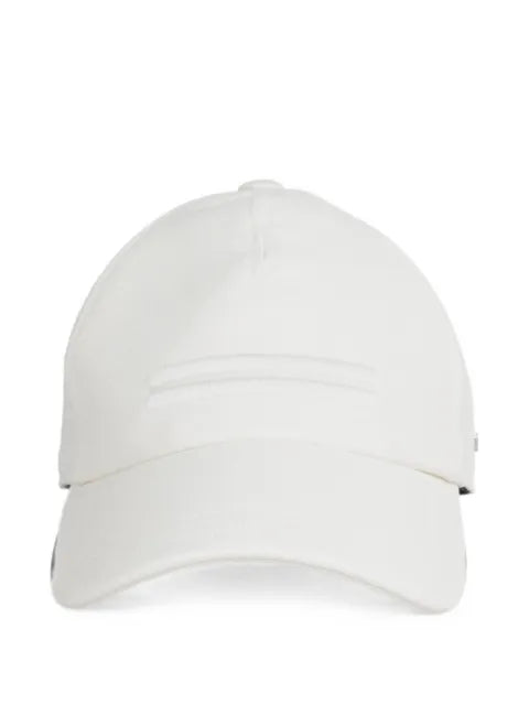 Zegna baseball cap with embroidered stripes