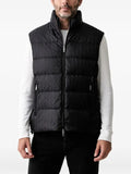 Armani Exchange monogram-print quilted gilet