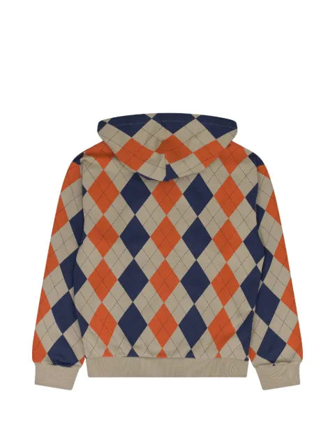 Denim Tears argyle intarsia hoodie