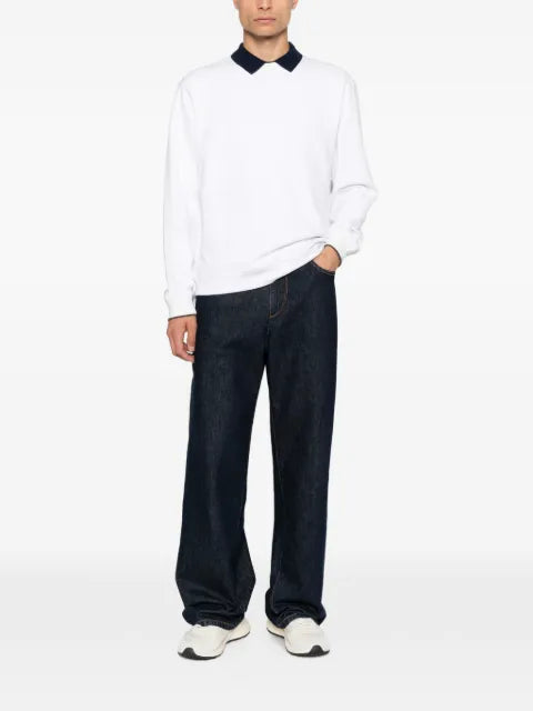 Paul & Shark logo-embroidered sweatshirt