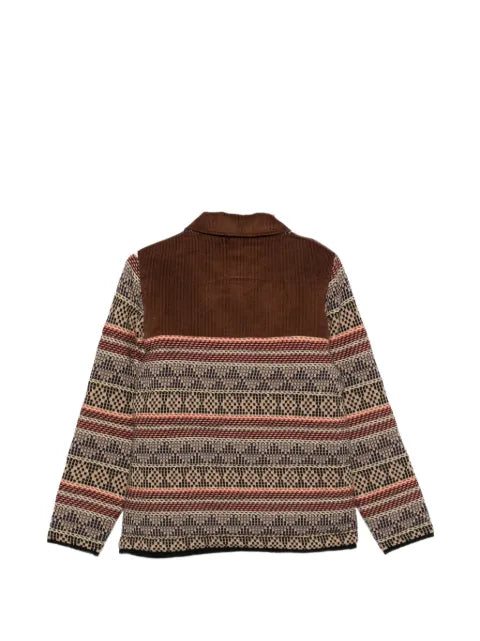 Guest In Residence geometric-pattern jacket