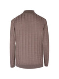Pal Zileri cable-knit high-neck sweater