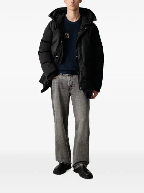 Aeronautica Militare patch-detail waffle-knit sweater