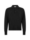 Paolo Pecora fine-knit oversized polo sweater