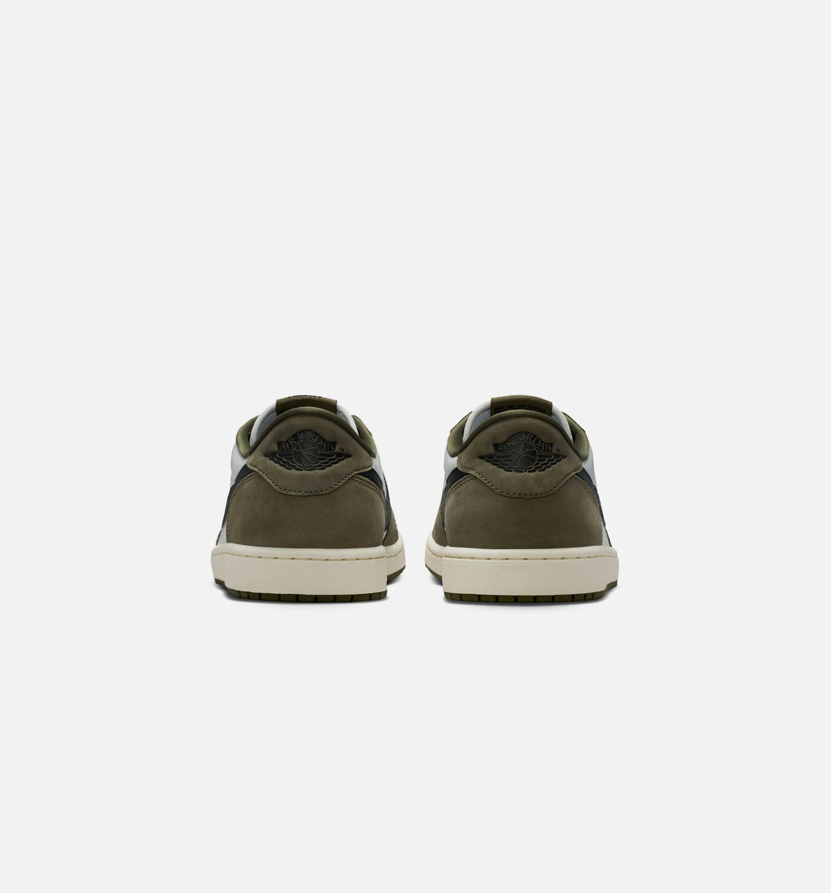 Air Jordan 1 Low OG Men's Lifestyle Shoes - Medium Olive/Black/Summit White/Sail
