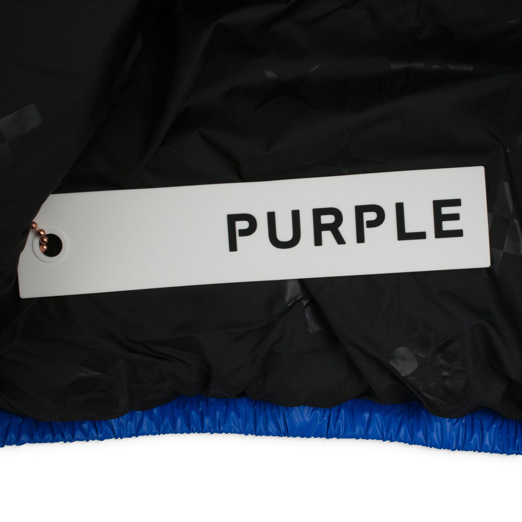 Blue Nylon Puffer Vest