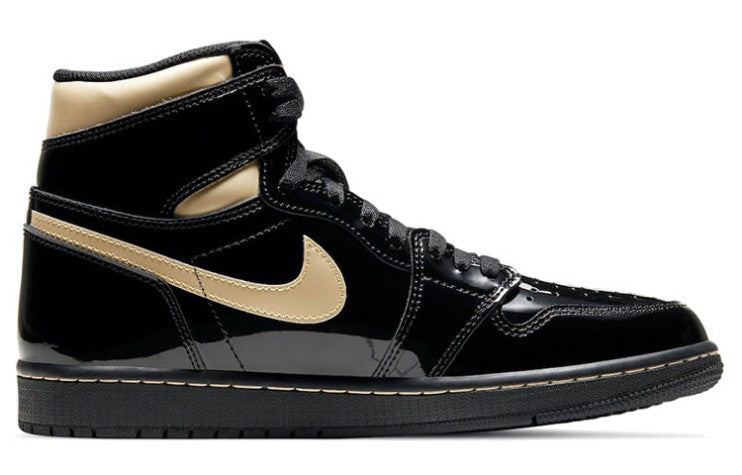 Air Jordan 1 Retro High OG 'Black Metallic Gold' – 555088-032