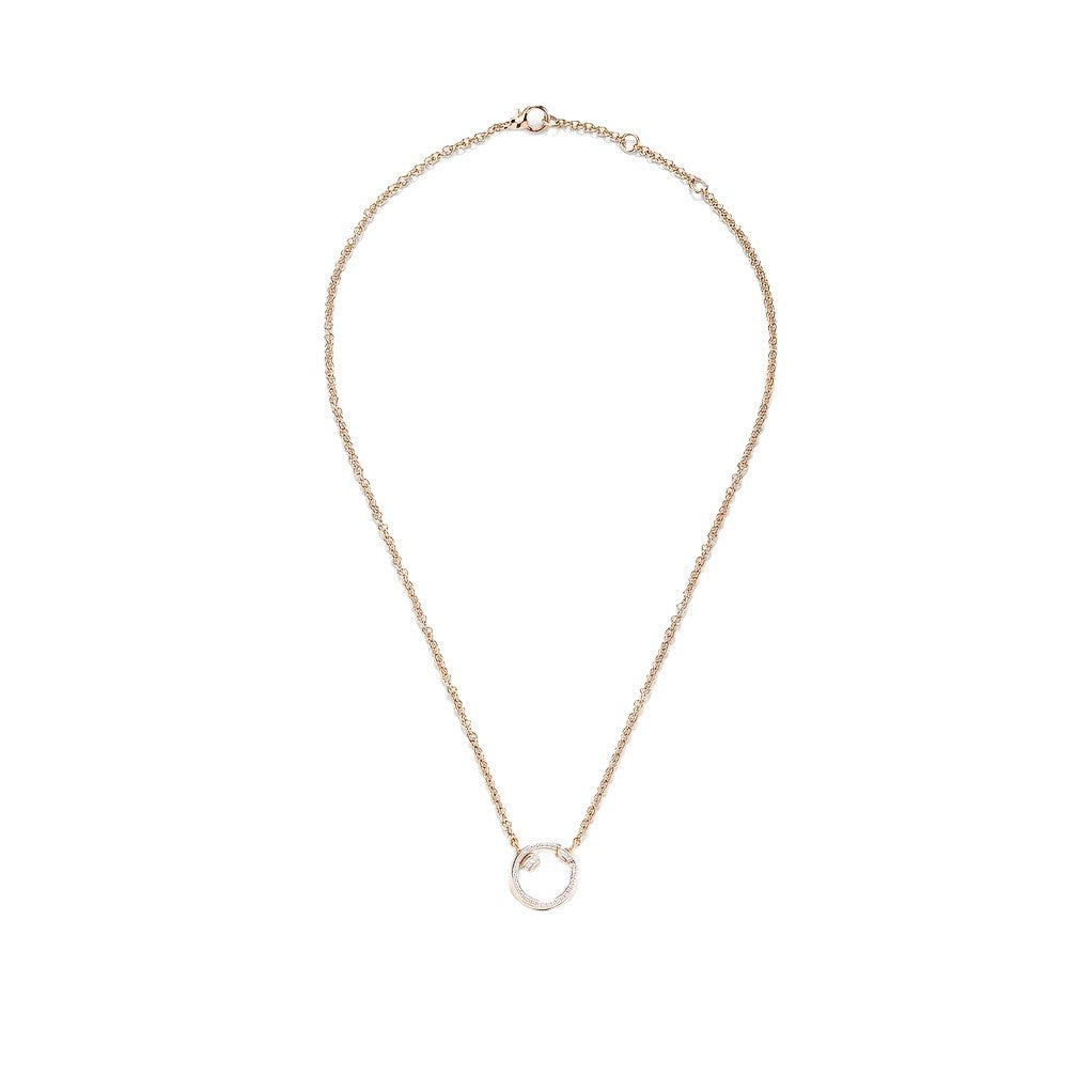 Pomellato Style Together Knot Cubic Zirconia Necklace