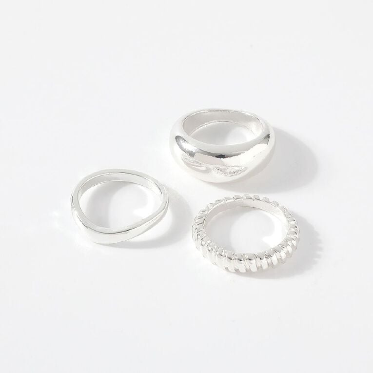 Chunky Statement Ring Set