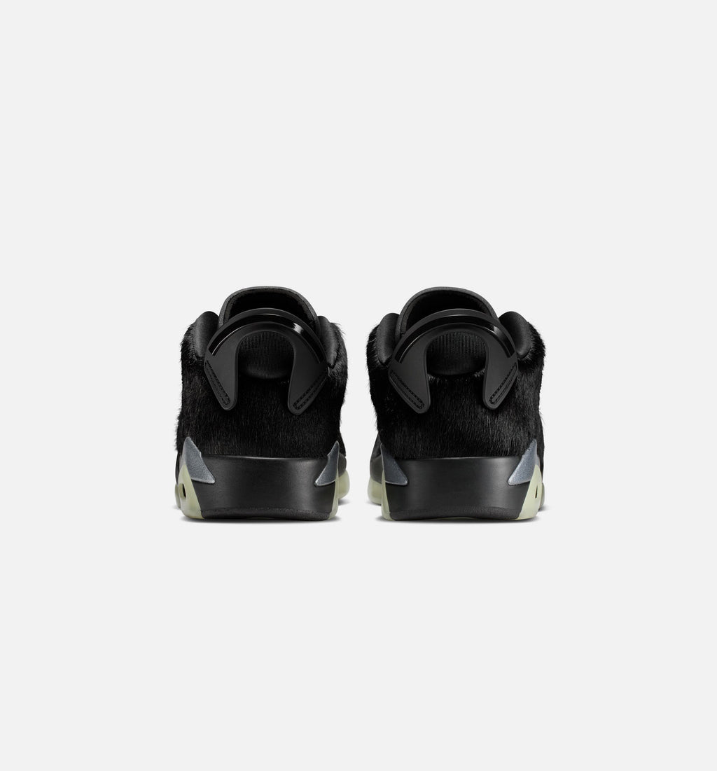 Air Jordan 6 Retro Low 'Blackout' - Women's Lifestyle Sneaker (Black/Black)