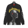 Godspeed Washed Black Rock Graphic Long-Sleeve T-Shirt