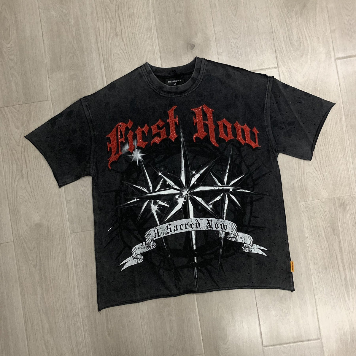 FIRST ROW A Sacred Vow Thornbush Stars Graphic T-Shirt