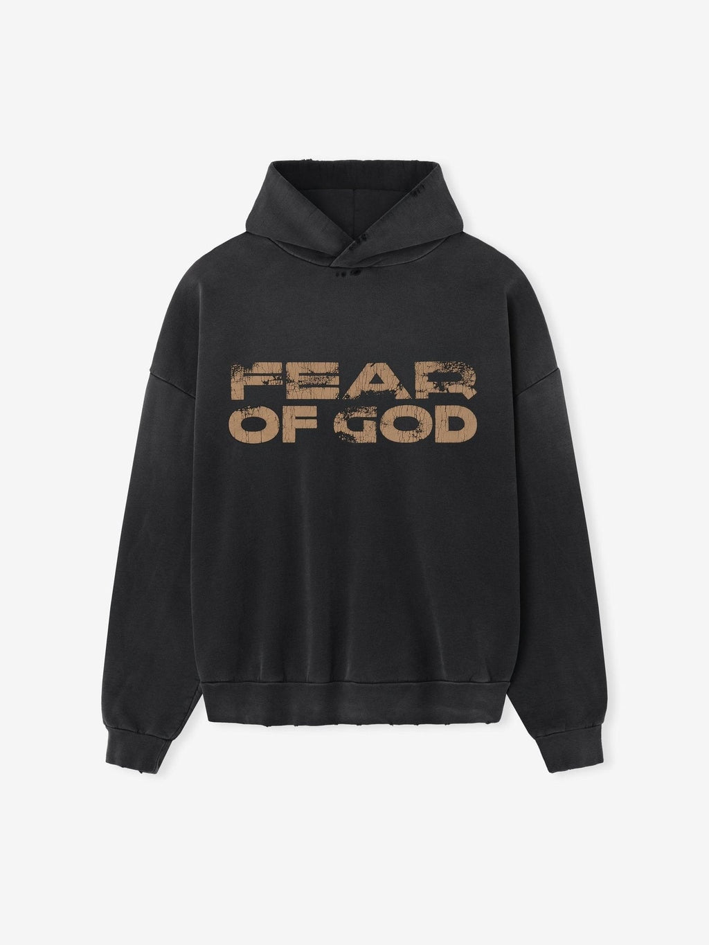 Fear of God Washed Black Pullover Hoodie