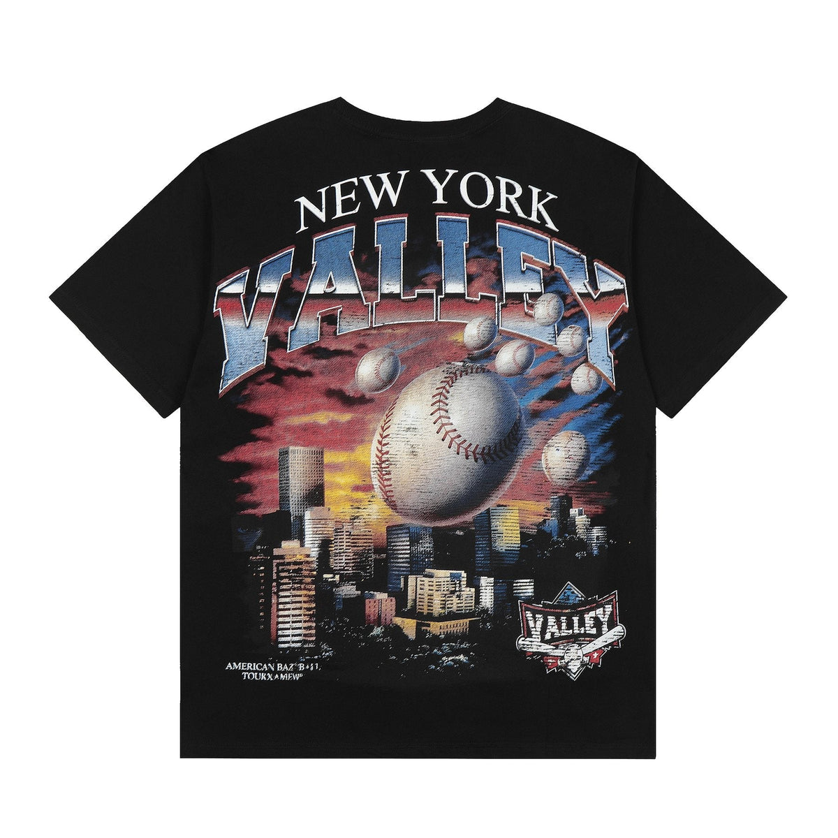 VALLEY New York Baseball Graphic T-Shirt