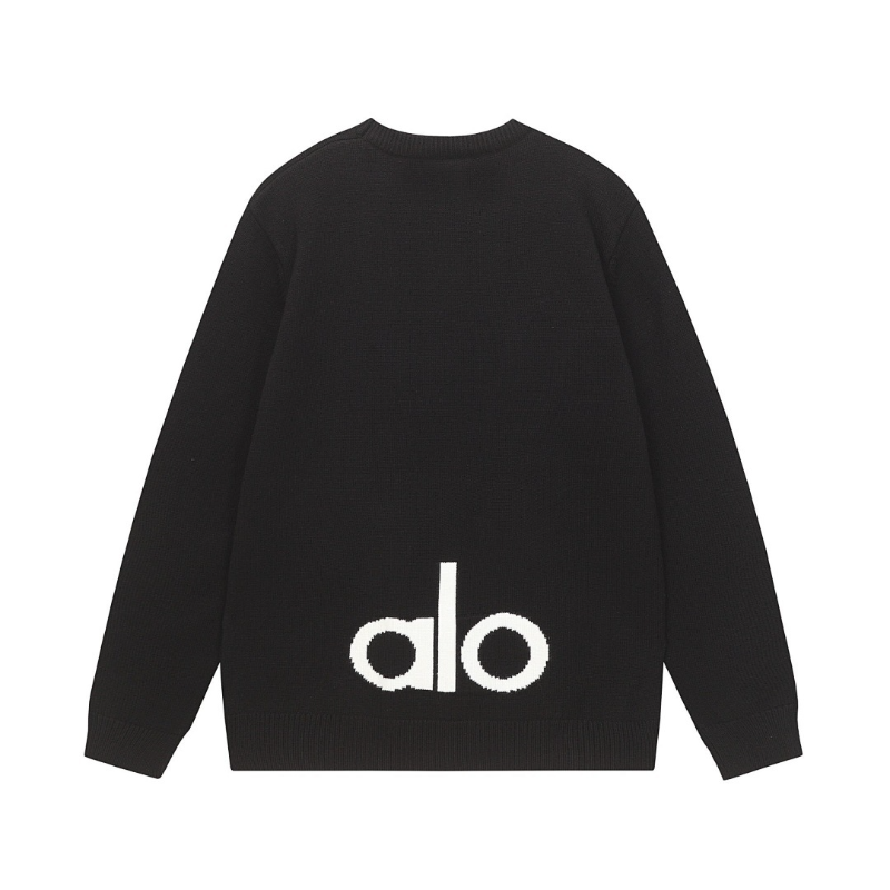 ALOC1 New autumn and winter men's and women's trendy brand new sweater jacquard letter clothing