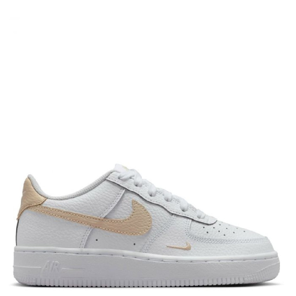Big Kid's Nike Air Force 1 MS White/Rattan (IO7403 102)