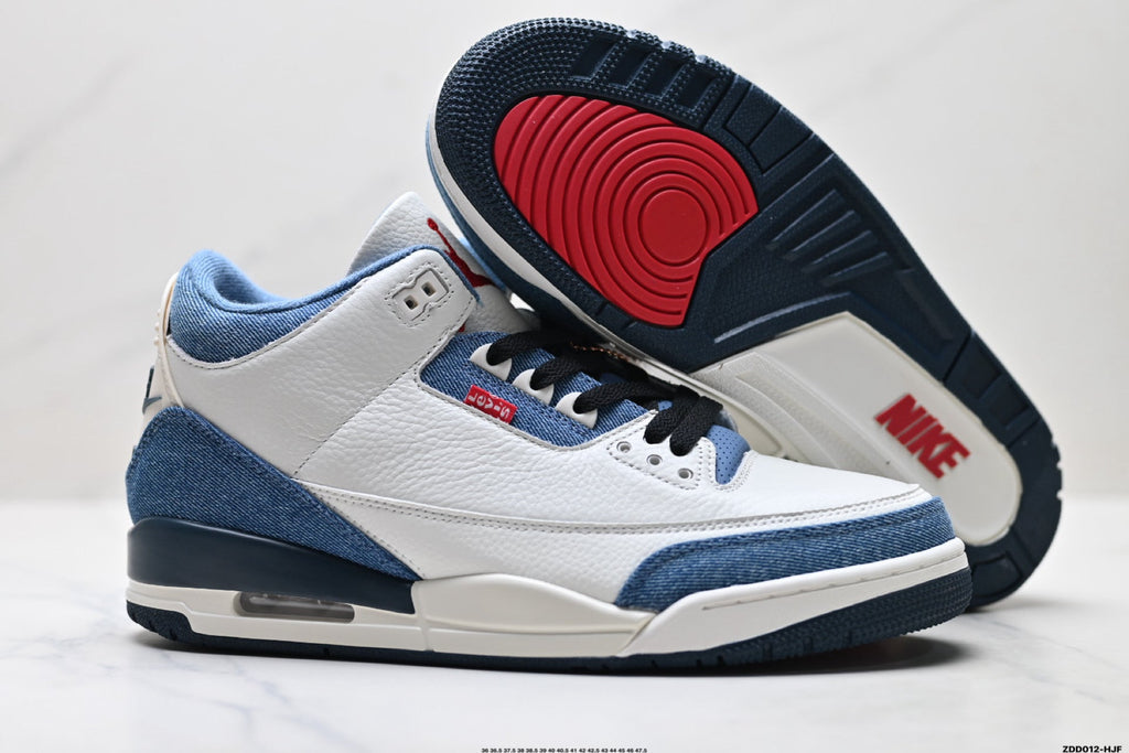 Jordan Legacy 312 Low White University Blue Navy Sneakers